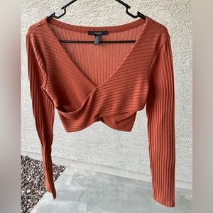 Forever 21 crop long sleeve